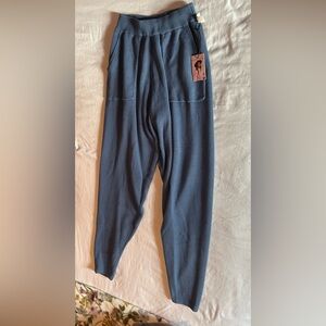 Blue knit pants Sincerly Jules